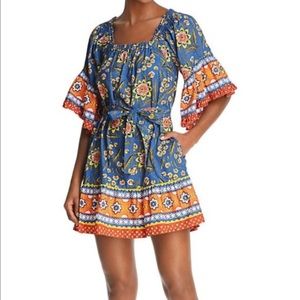 Joie Chloris Boho Off Shoulder dress XXS